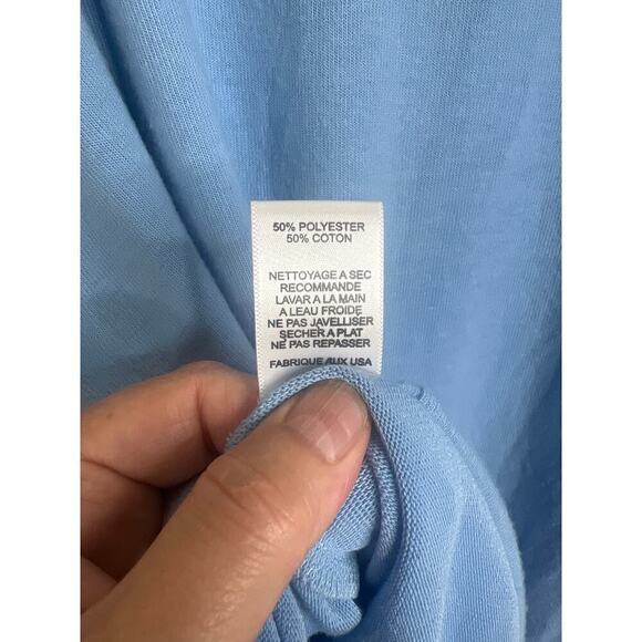 NWT Lauren Moshi Blue Ski Bum Sweatshirt Size Large - Picture 10 of 10